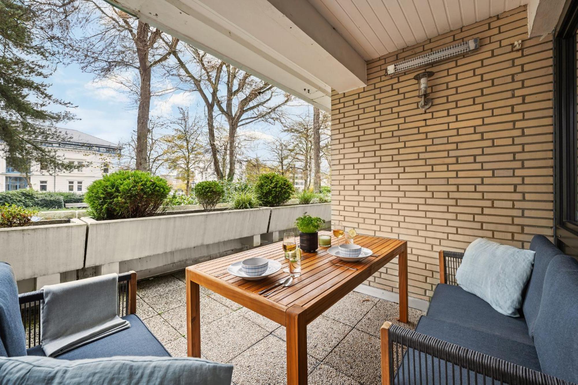 Stilvolle Stadtoase, 116 Qm, Parkblick, Wassernah, Parkplatz Wilhelmshaven Dış mekan fotoğraf