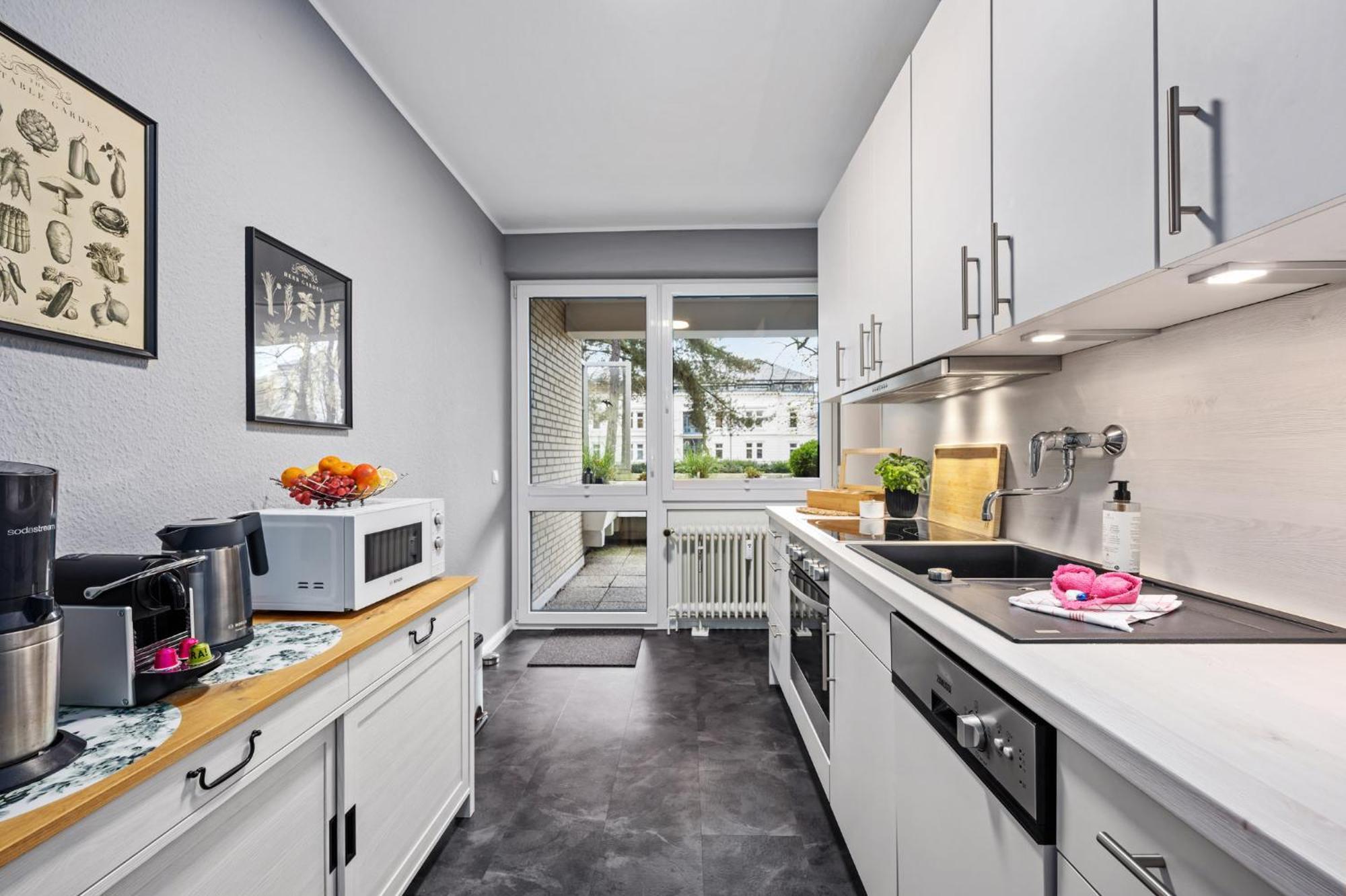 Stilvolle Stadtoase, 116 Qm, Parkblick, Wassernah, Parkplatz Wilhelmshaven Dış mekan fotoğraf